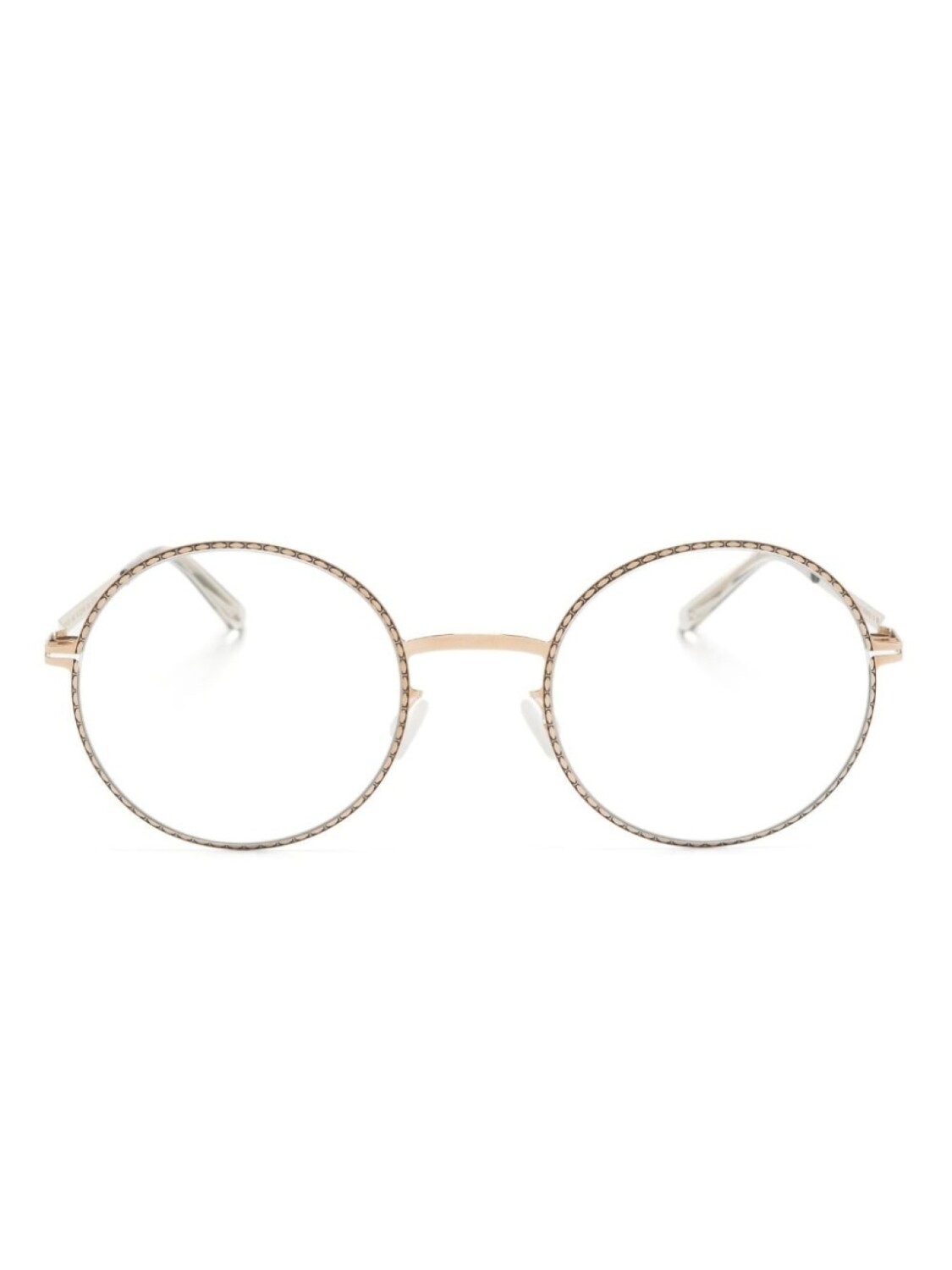 

Mykita очки Lale в круглой оправе, золотистый