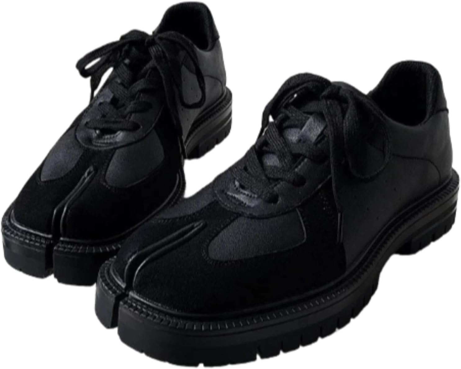 

Кроссовки ZQW Tabi для женщин и мужчин, армейские кроссовки с разделенным носком, сетчатые, легкие, дышащие, удобные, в ретро-спортивном стиле, повседневная обувь, черный