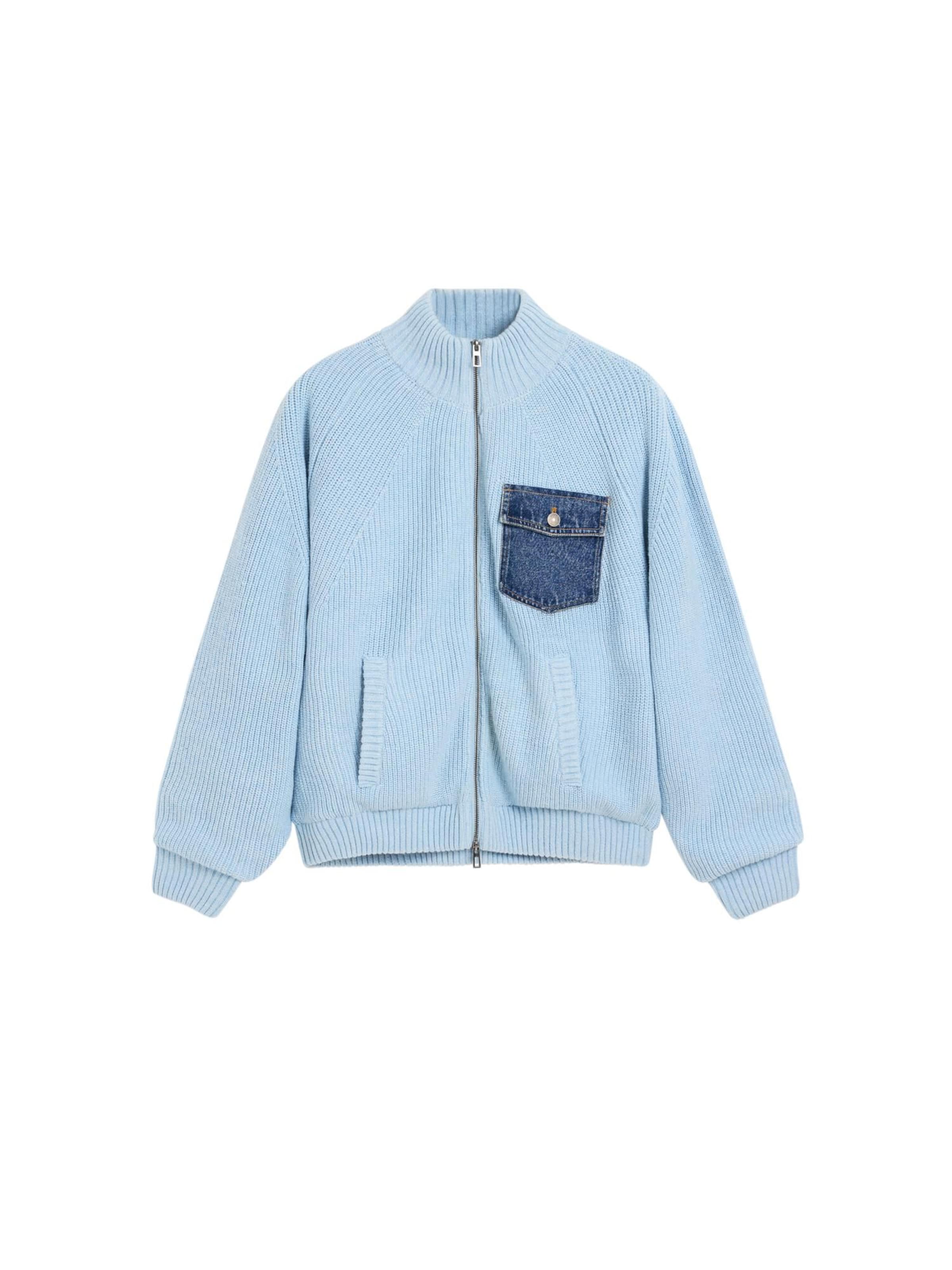 

Desigual Кардиган из синего денима, светло-голубой