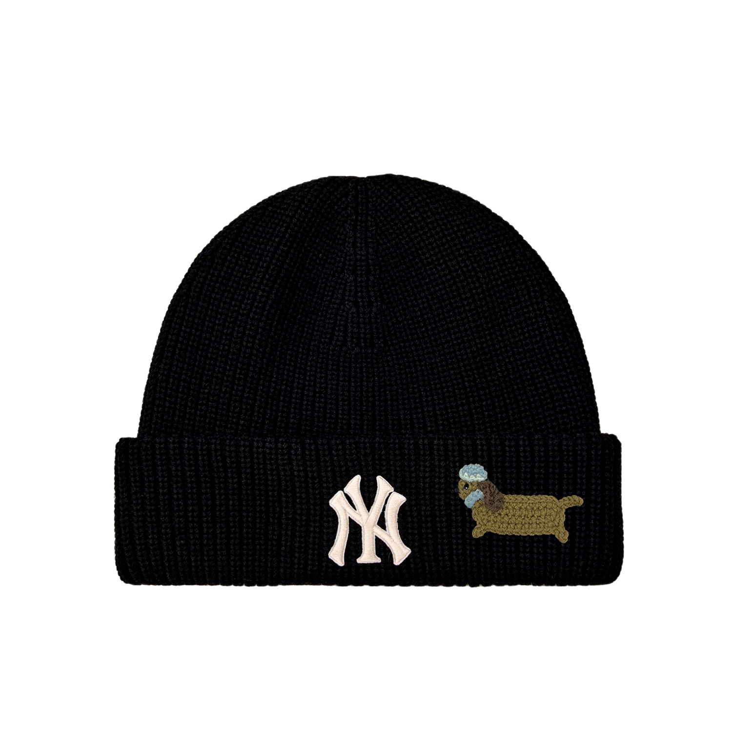 

Шапка-бини из полиэстера и акрила, унисекс MLB, черный