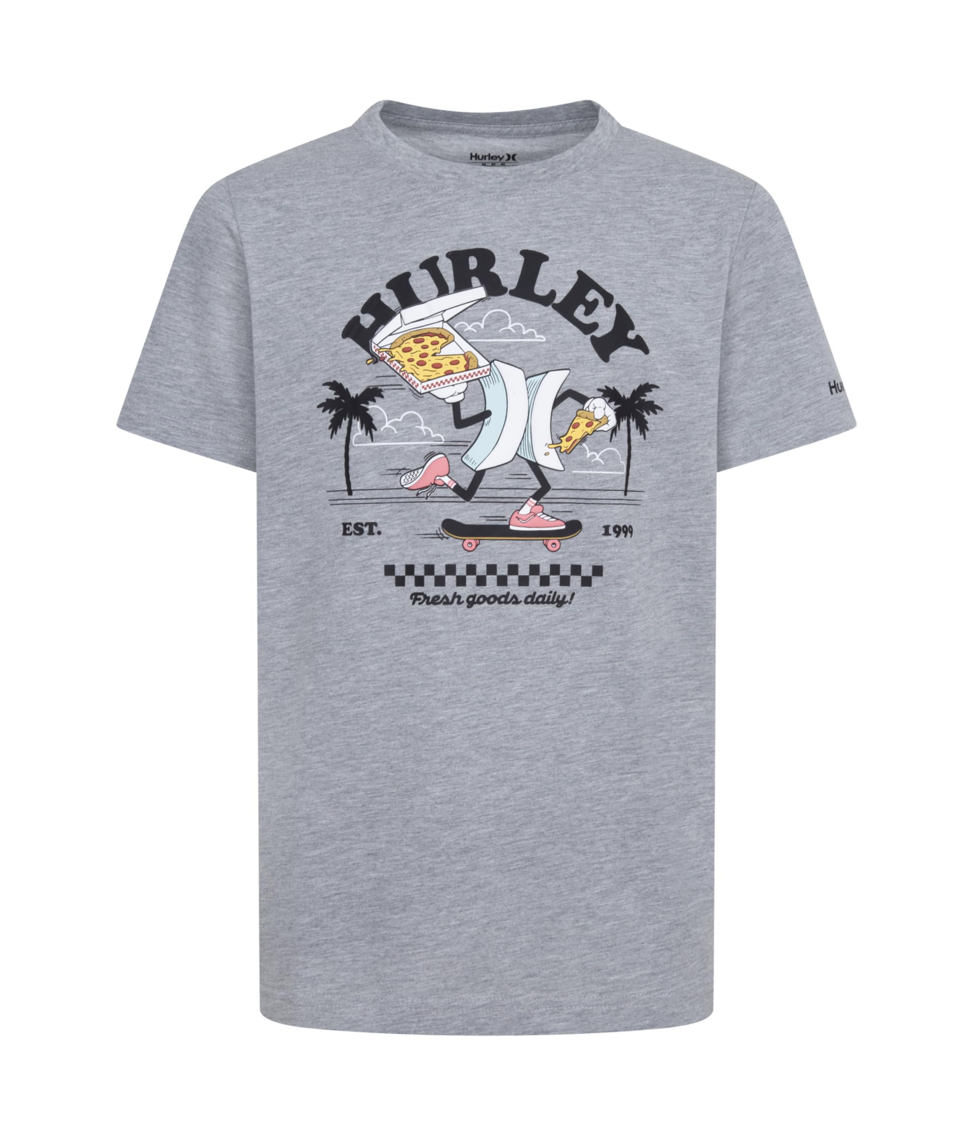

Футболка Hurley Kids Fresh Goods Graphic T-Shirt, цвет Dark Grey Heather