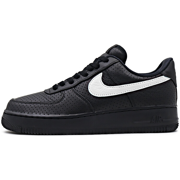 

Кроссовки Nike Air Force 1 Skateboard Shoes Unisex Low-Top Black White, Черный, Кроссовки Nike Air Force 1 Skateboard Shoes Unisex Low-Top Black White