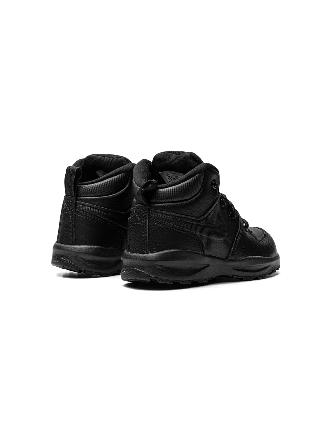 Ботинки Manoa Leather 'Triple Black' Nike Kids, черный — фото 3