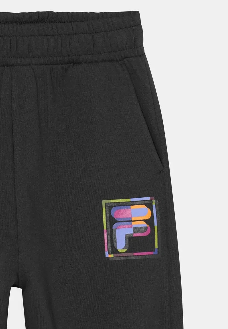 Детские спортивные штаны с высокой посадкой Fila Bex High Waist, Schwarz — фото 3