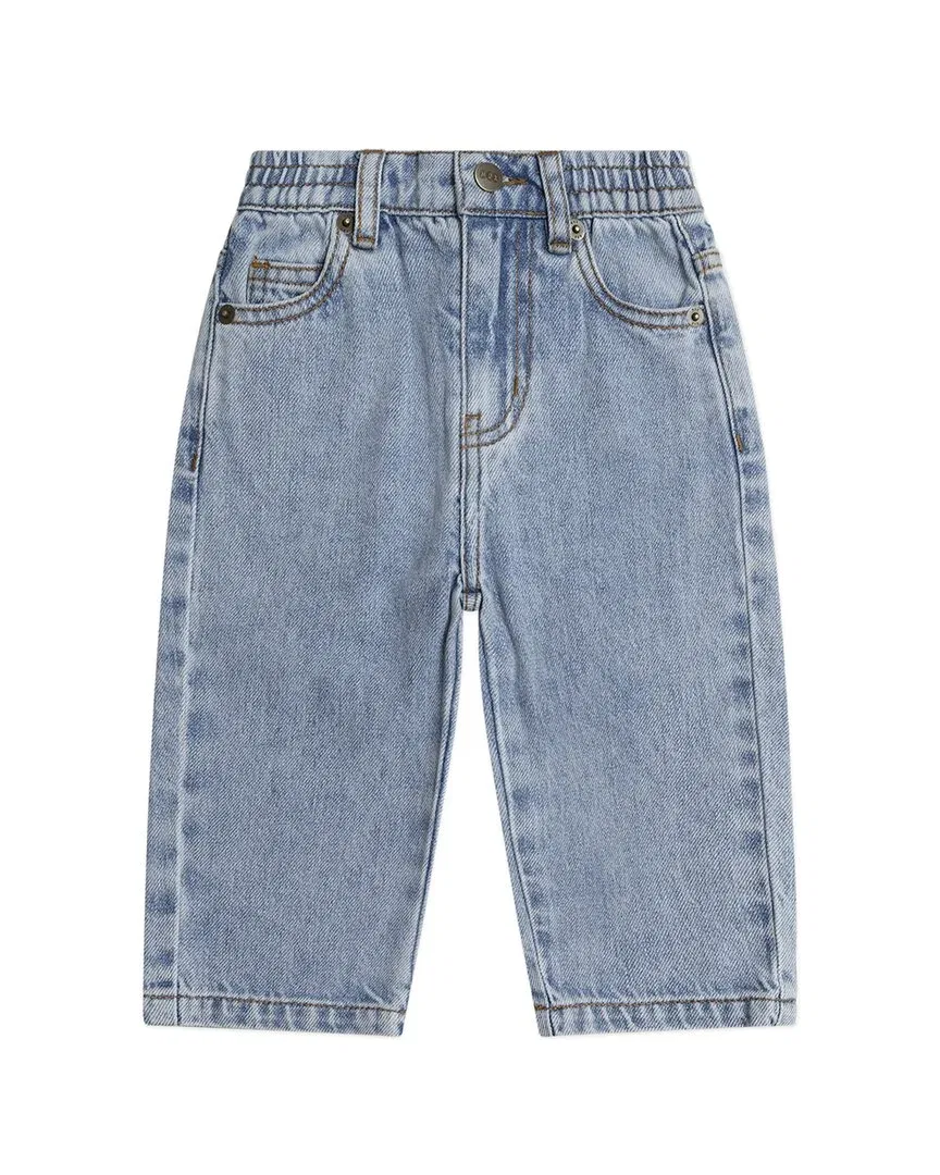 Детские джинсы для девочек с эластичным поясом Dreamy Denim Classic Jean Huxbaby, синий