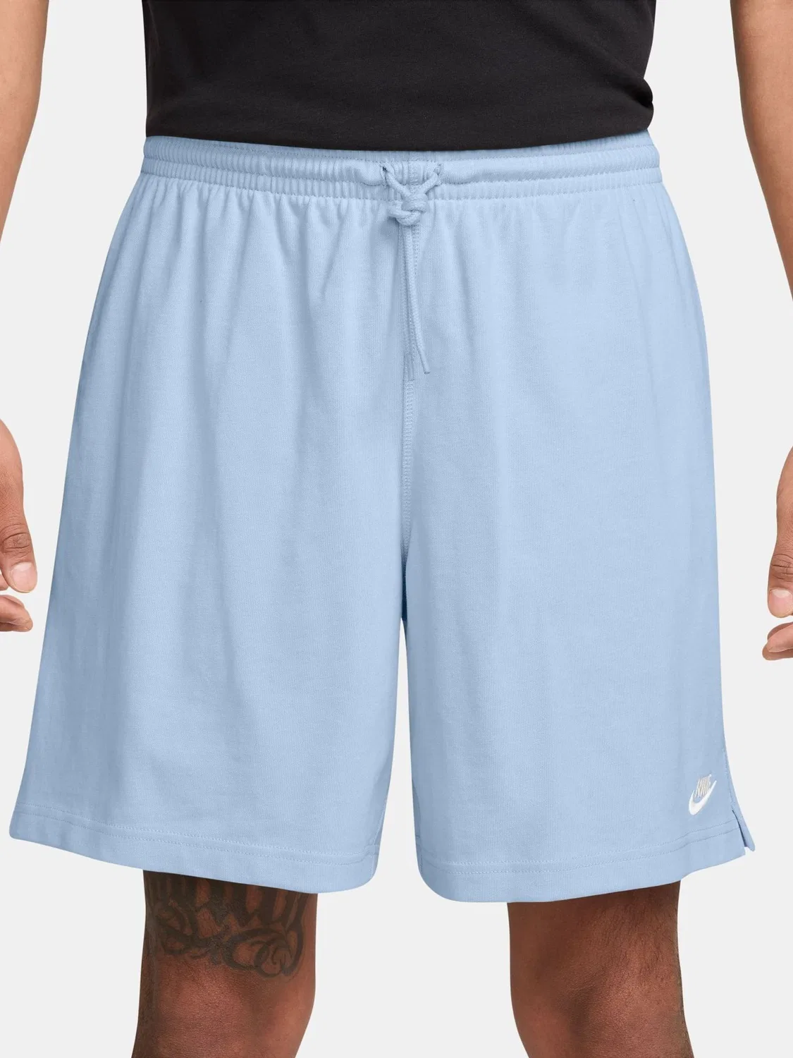 Шорты Nike Club из трикотажа, водородно-голубой