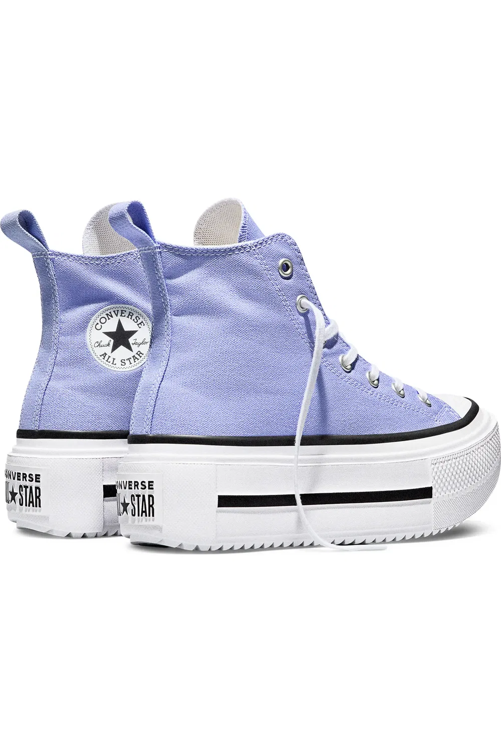 Кеды детские на платформе All Star Lift High Top Platform Converse, Very Peri/White/Egret — фото 2