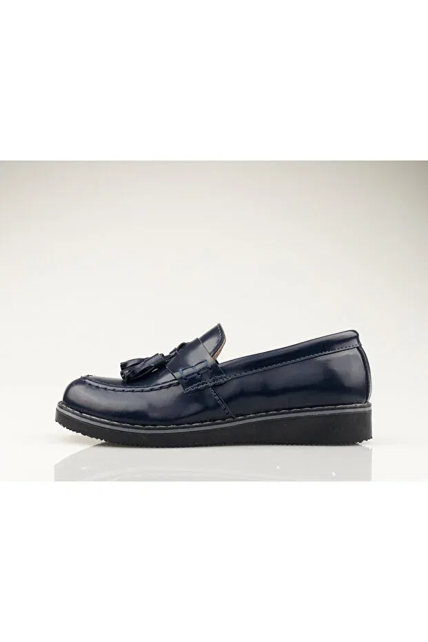 Детские классические ортопедические туфли для мальчиков Jojo Kids, Navy Blue — фото 2