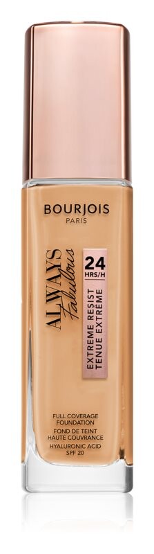 

Тональный крем повышенной стойкости SPF 20 Bourjois Always Fabulous, оттенок 410 гolden Beige 30 мл