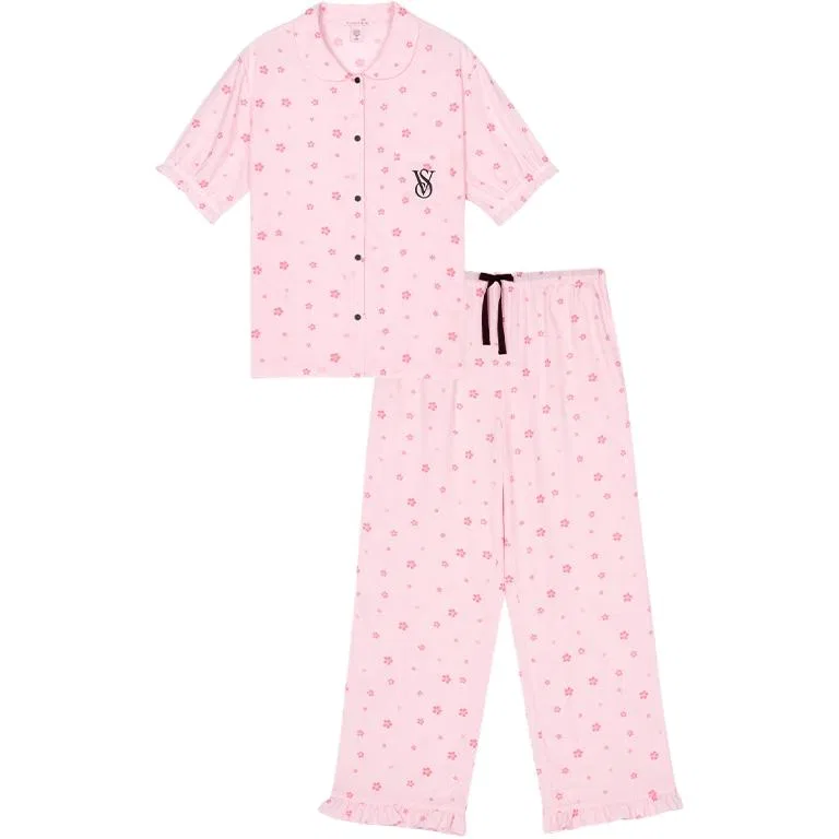 Женский комплект пижам Bubbles Cherry Blossom Victoria's Secret, Розовый
