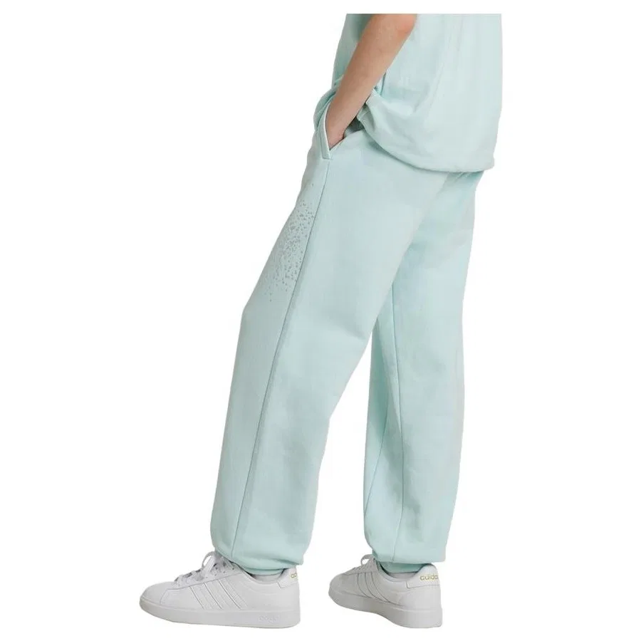 Детские спортивные штаны adidas JG GLM PANT, Бирюзовый — фото 3