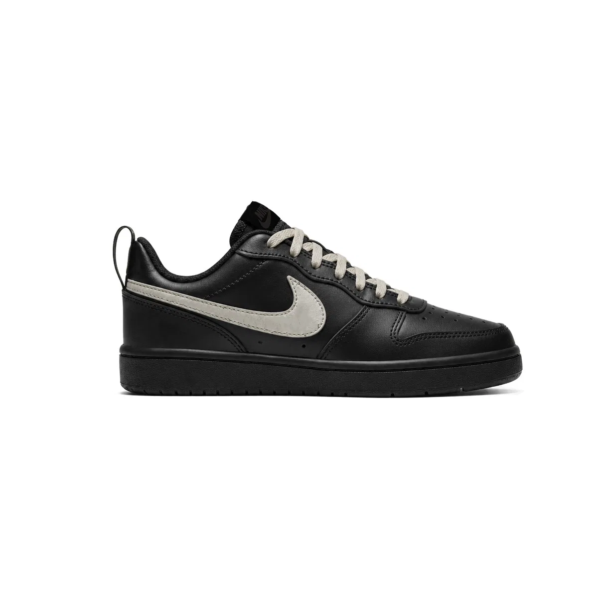Детские кроссовки для скейтбординга кожаные Nike Court Borough 2, Black — фото 3