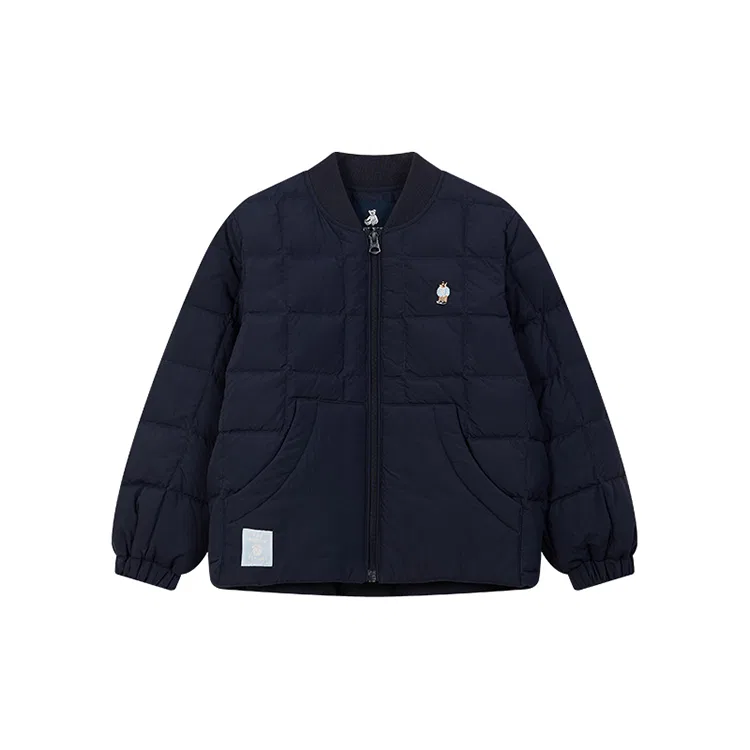 Детский пуховик с капюшоном Teenie Weenie Men, Navy Blue