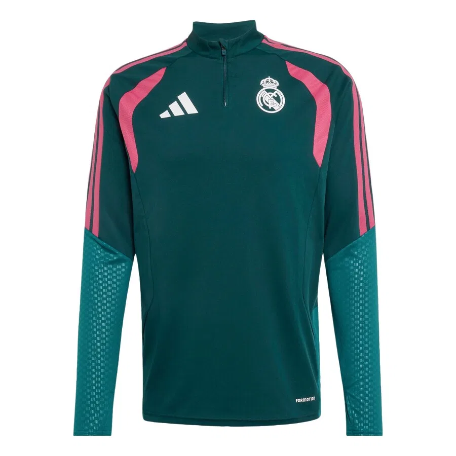 Футболка ADIDAS PERFORMANCE Performance Shirt 'Real Madrid 26/27 Tiro26 Competition' изумрудного и темно-зеленого цвета