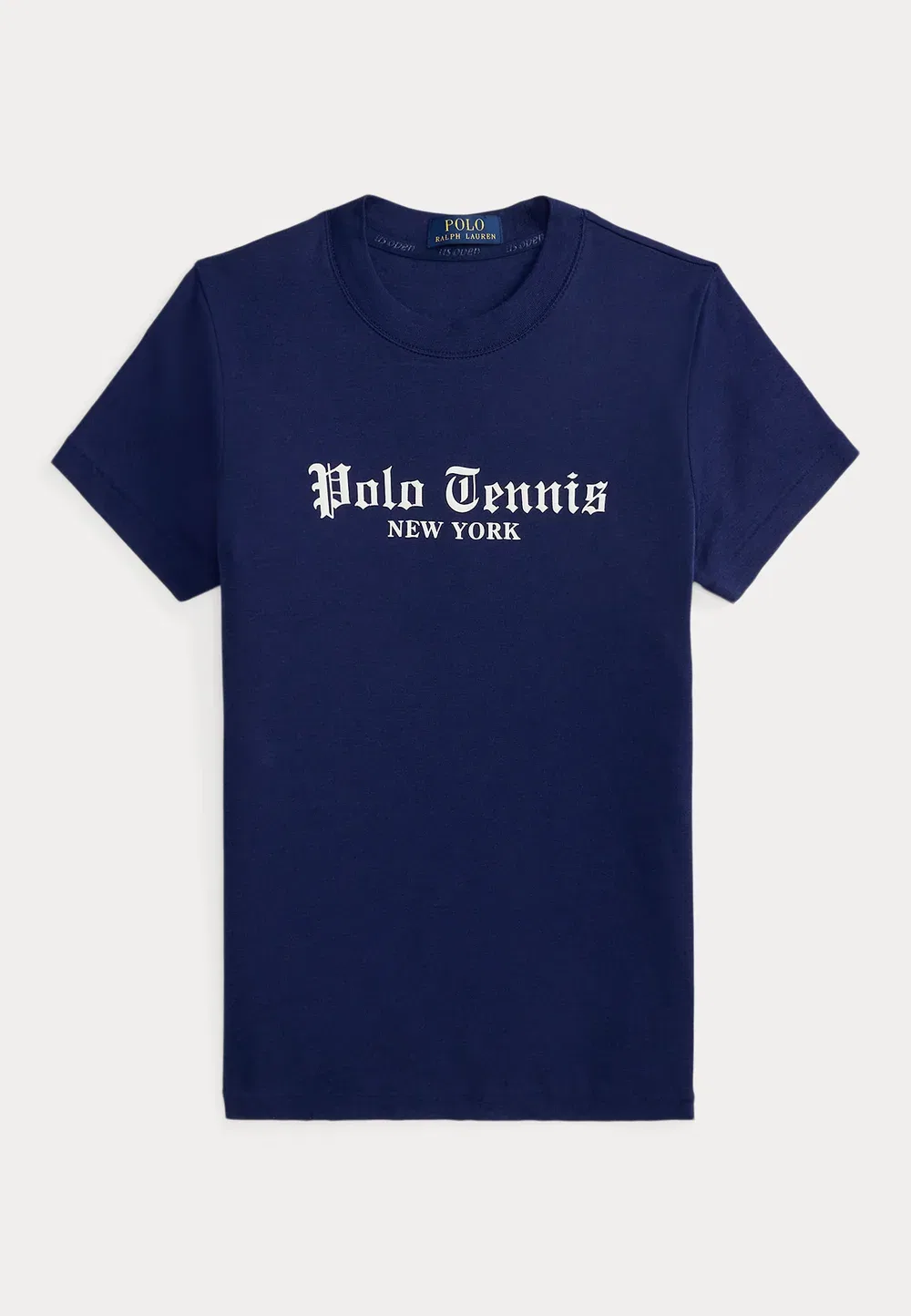 Хлопковая футболка с принтом «США открыты» Polo Ralph Lauren, Refined Navy — фото 4