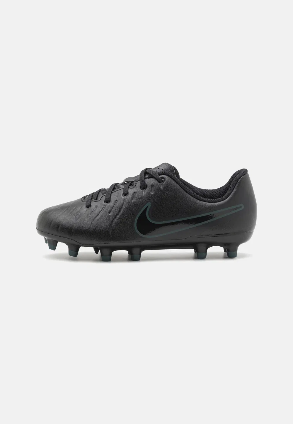 Футбольные бутсы Jr Tiempo Legend 10 Club FG/MG для твердого грунта Nike Performance, Black/Deep Jungle