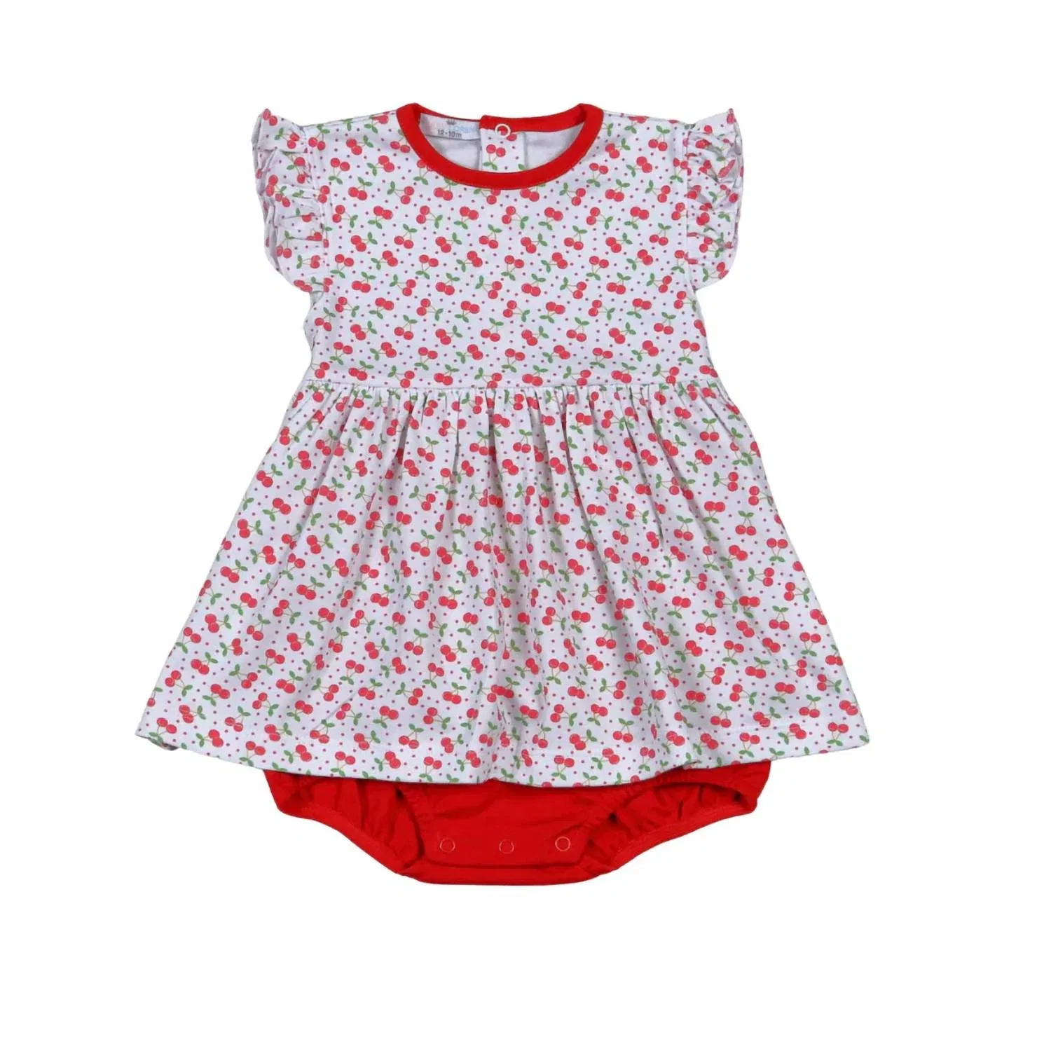 Детское платье для девочек с принтом Sweet As Cherries BABY LOREN, красный