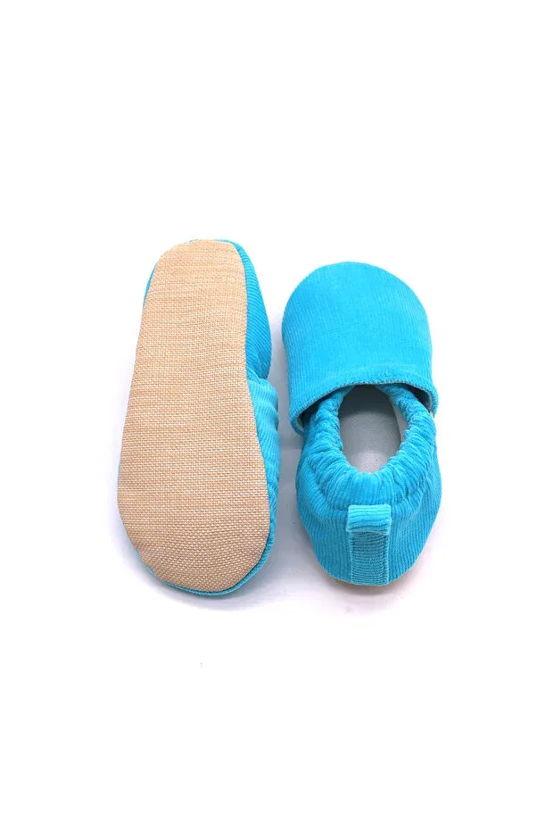 Детские пинетки для новорожденных текстильные Morgedan, Turquoise — фото 3