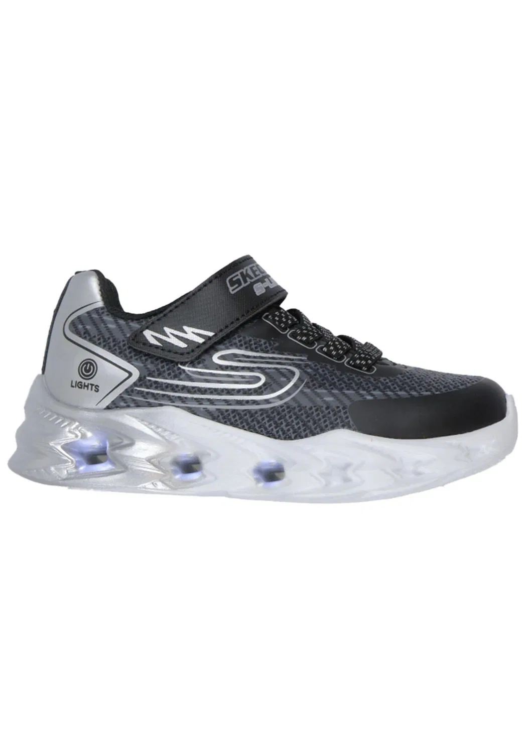 Детские кроссовки со светящимся дизайном Quantroid Vortex 2.0 Skechers, Schwarz