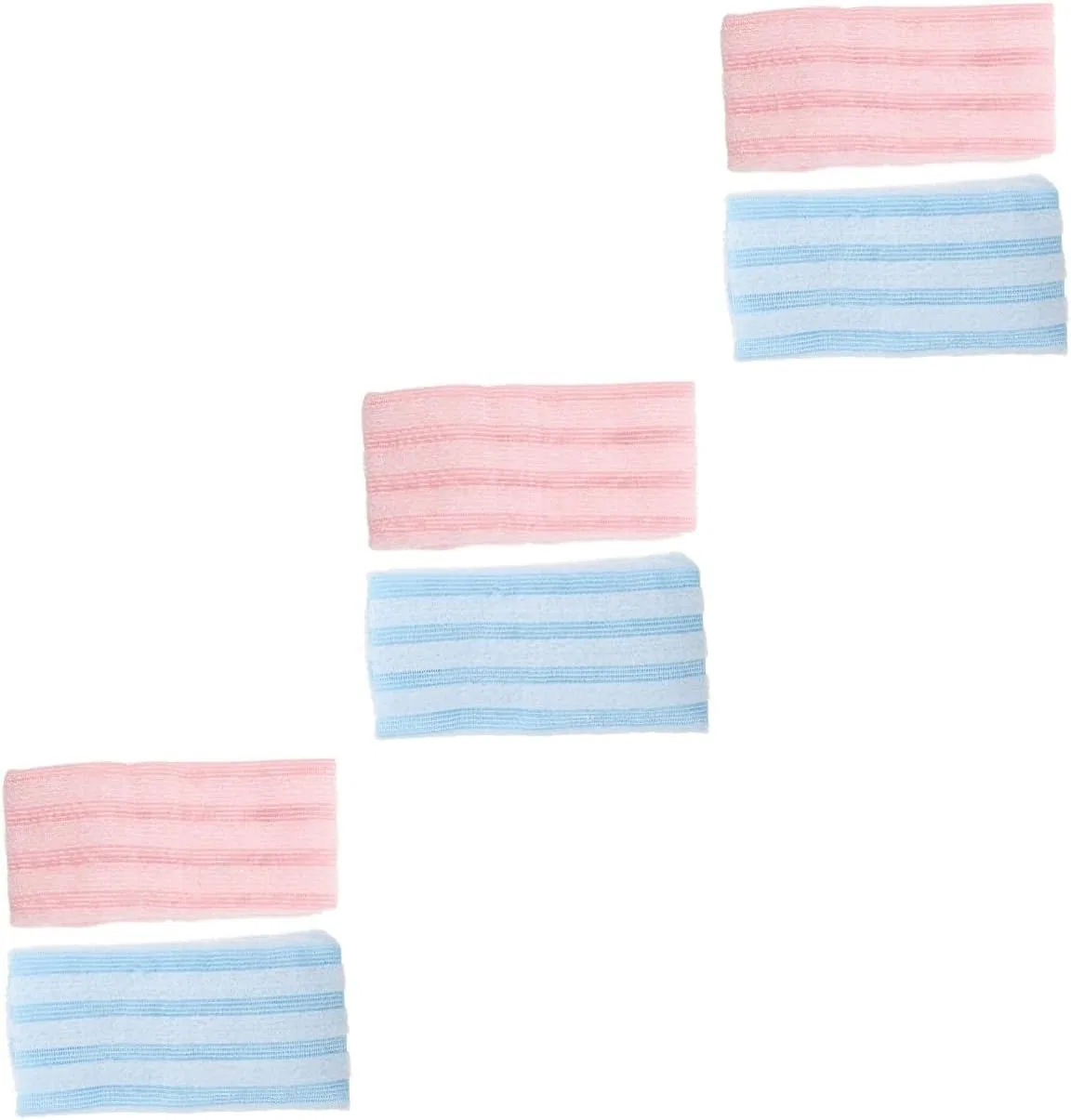 Скребок для тела 6 шт, Minkissy, 100x25x0.5 см