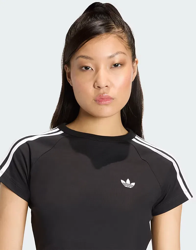 Футболка baby Sst Adidas Originals, черный/белый — фото 4