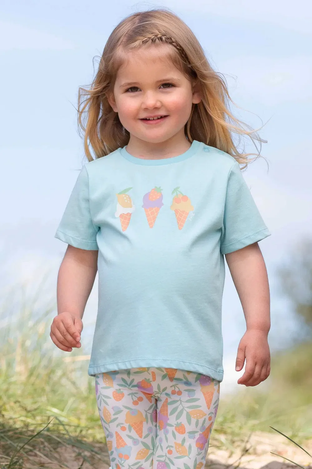 Детская футболка Sorbet Smiles Kite, Blue — фото 2