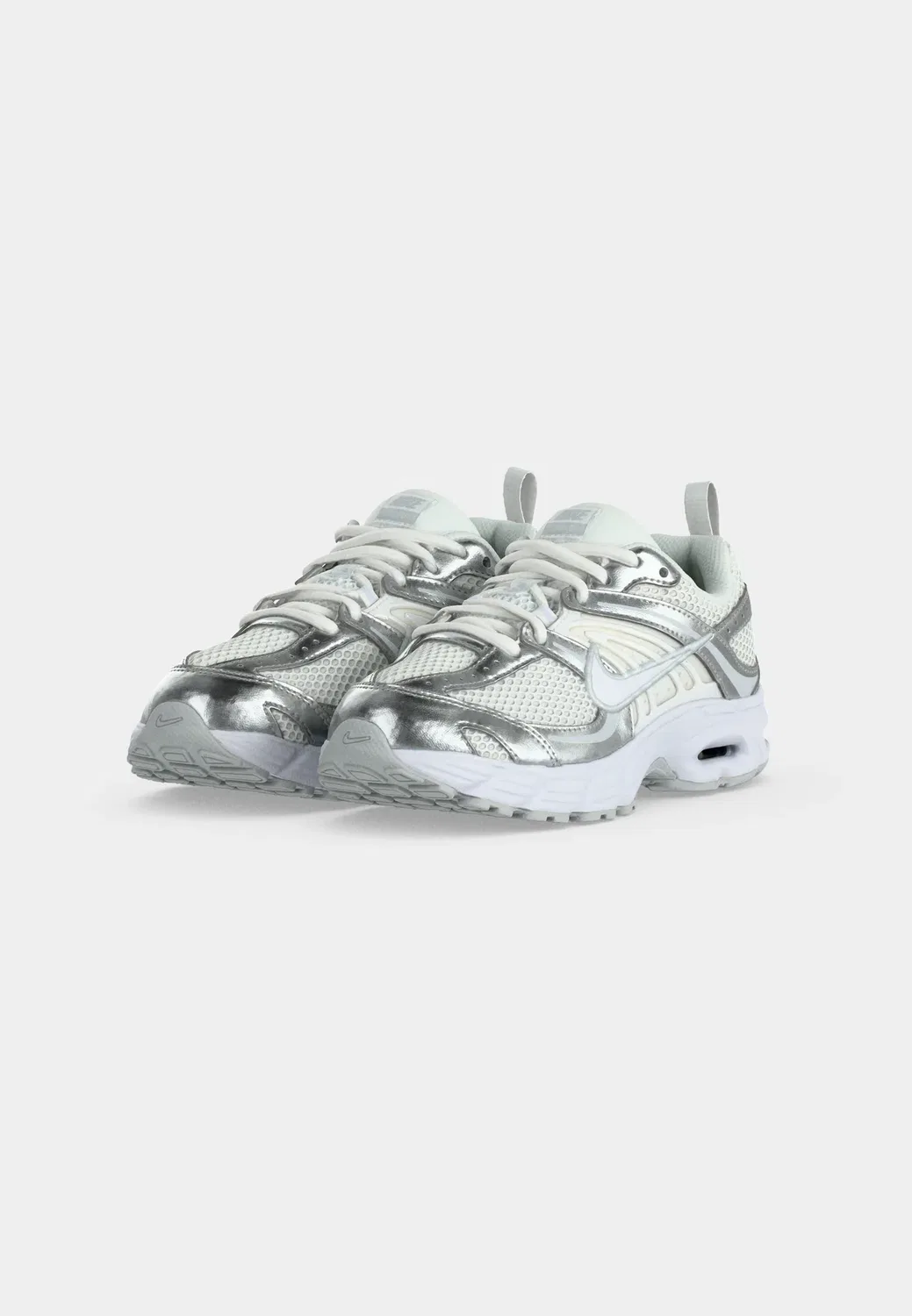 Кроссовки Air Max Moto 2K Lace унисекс Nike Sportswear, White/Pure Platinum-Coloured/Metallic Silver-Coloured — фото 3