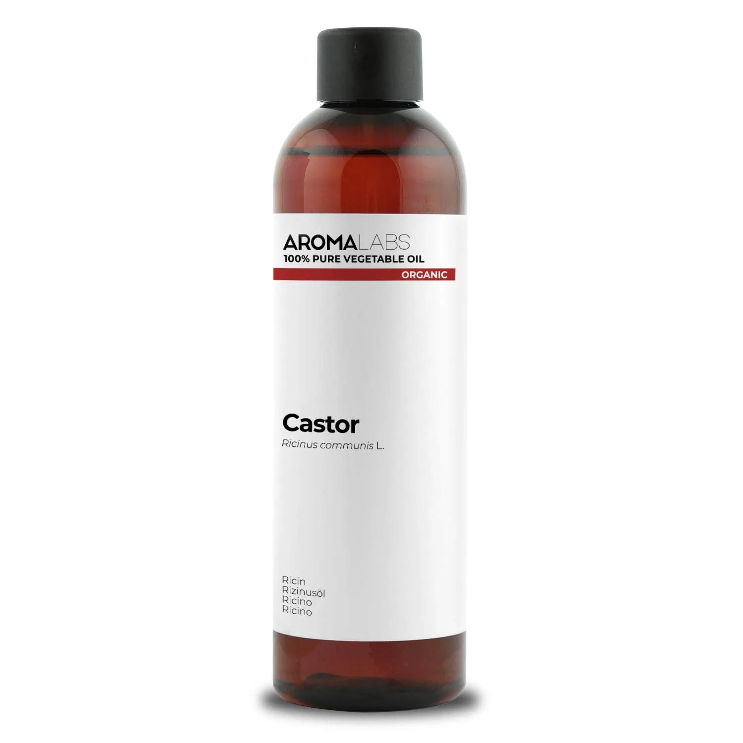 Масло касторовое органическое, холодного отжима, 250 мл, Aroma Labs
