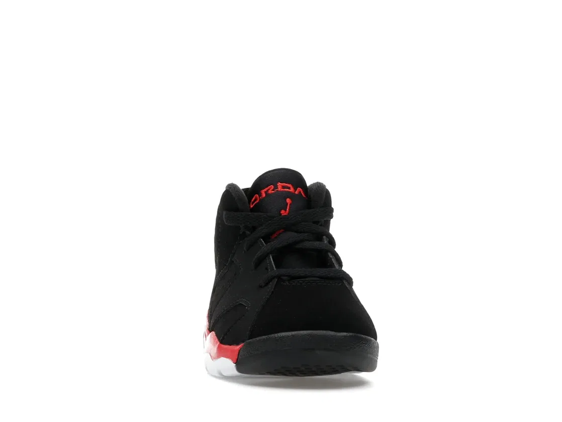 Детские кроссовки с принтом Jordan 6 Retro Jordan, Black/Infrared — фото 2