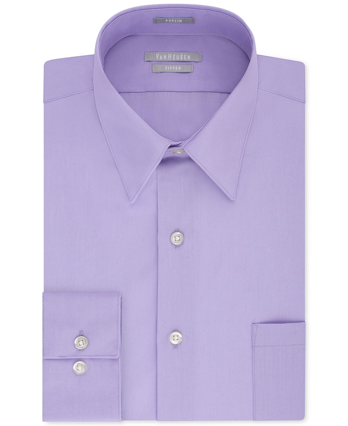 

Мужская классическая рубашка из поплина спортивного кроя Van Heusen