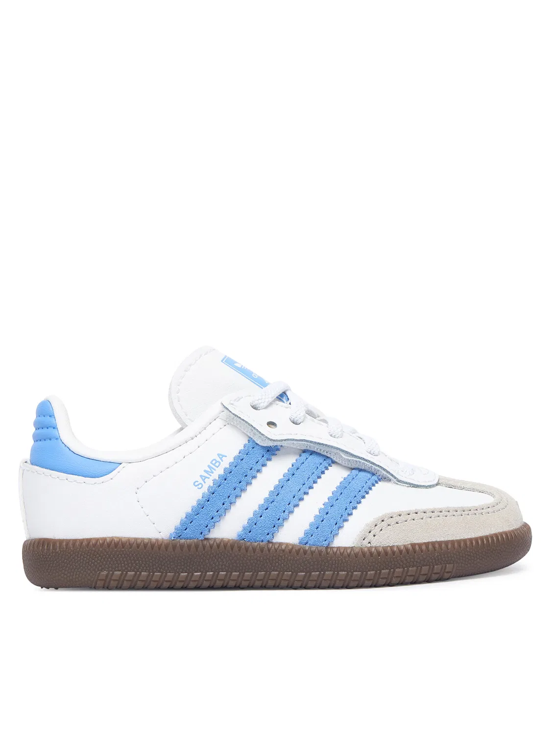 Кроссовки для мальчика Samba Og Comfort Closure Elastic Lace Adidas, белый
