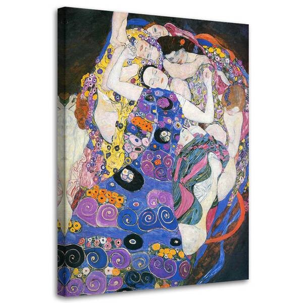 

Фреска Feeby Gustav Klimt - Die Jungfrauen, фиолетовый