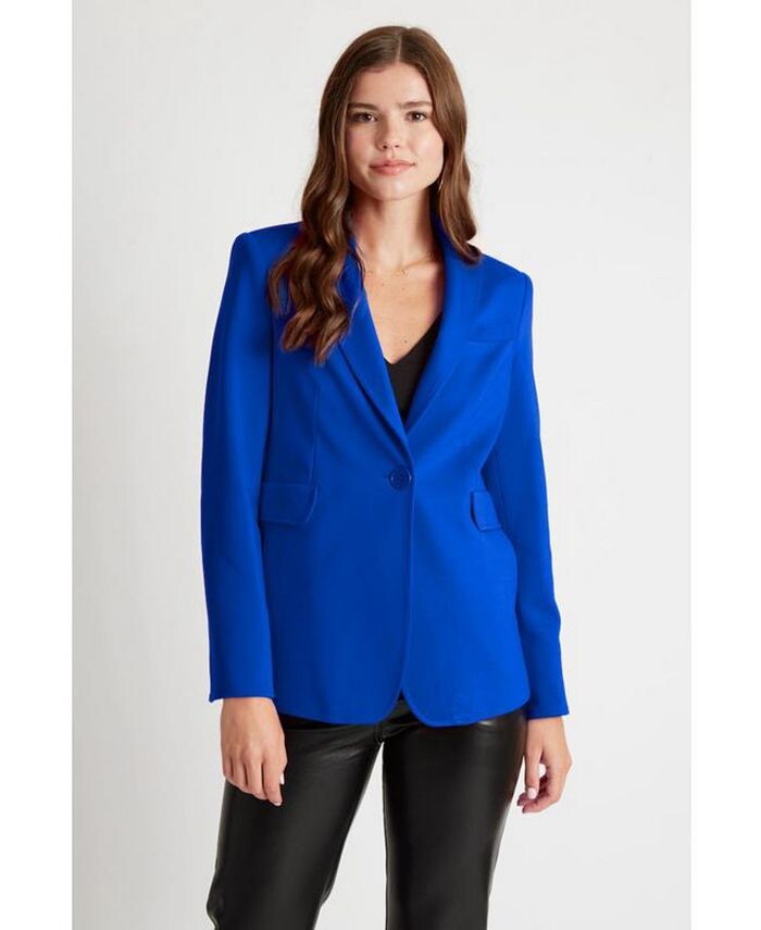 

Женский блейзер на одной пуговице Lorraine Caldwell Collection, цвет Sapphire blue