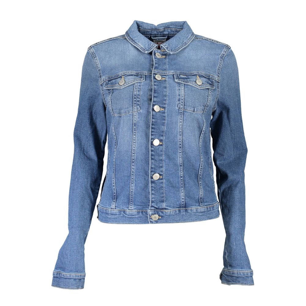 

Синие хлопковые куртки и пальто Tommy Hilfiger, Blue