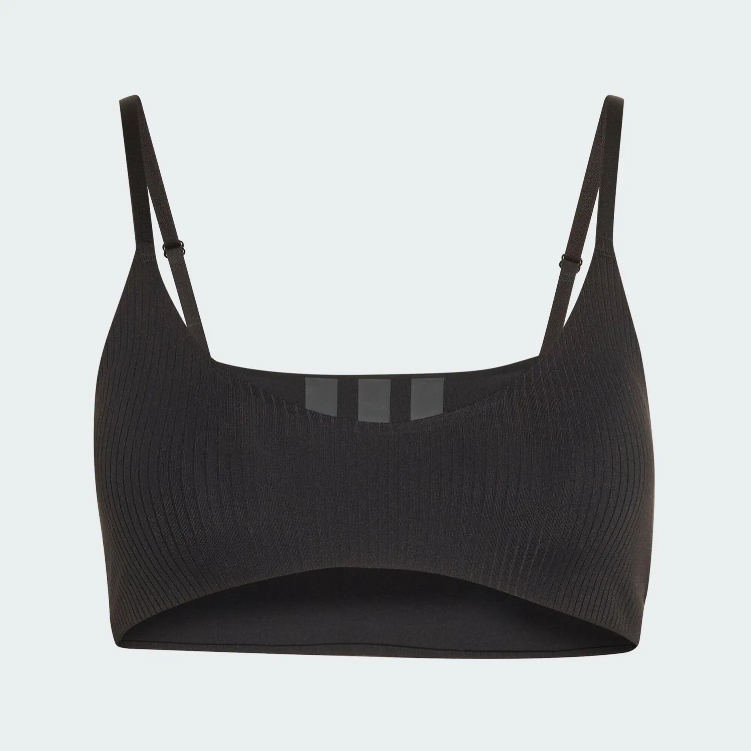Женский спортивный бюстгальтер с легкой поддержкой All Me Adidas, Schwarz — фото 2