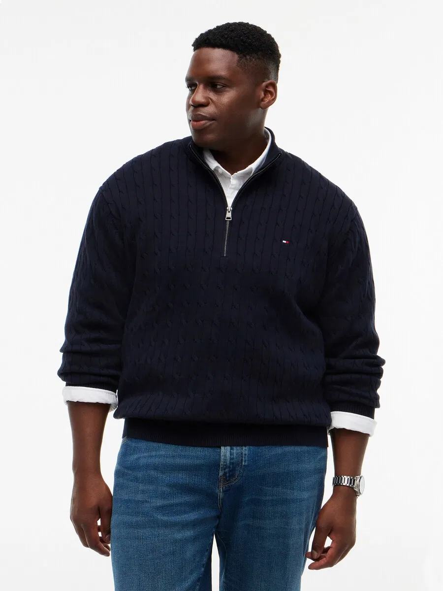 Свитер TOMMY HILFIGER 'CLASSIC' синего цвета — фото 2