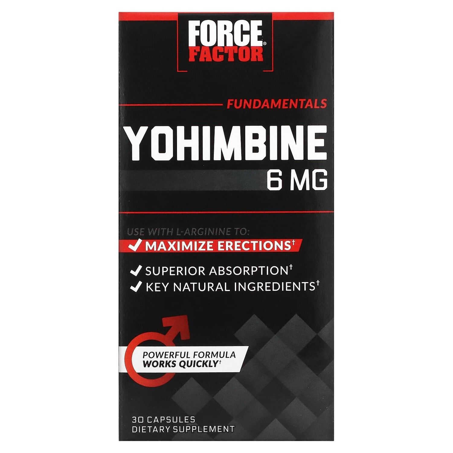 

Йохимбин Force Factor, 30 капсул