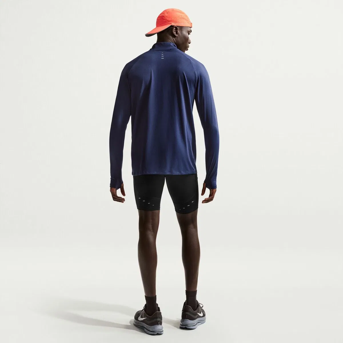 Мужские шорты Dri-Fit Stride Half Tight Nike, Black Reflective Silver — фото 4