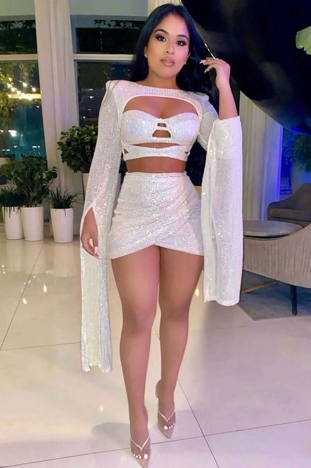

Юбка Fashion Nova TS10035C, белый
