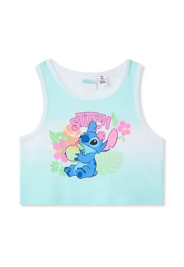Топ с принтом Stitch printed Terranova, Aquamarina, аквамарин