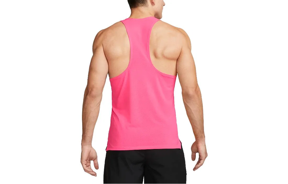 Мужская майка Nike с круглым вырезом, прямой крой, Dark Pink — фото 2