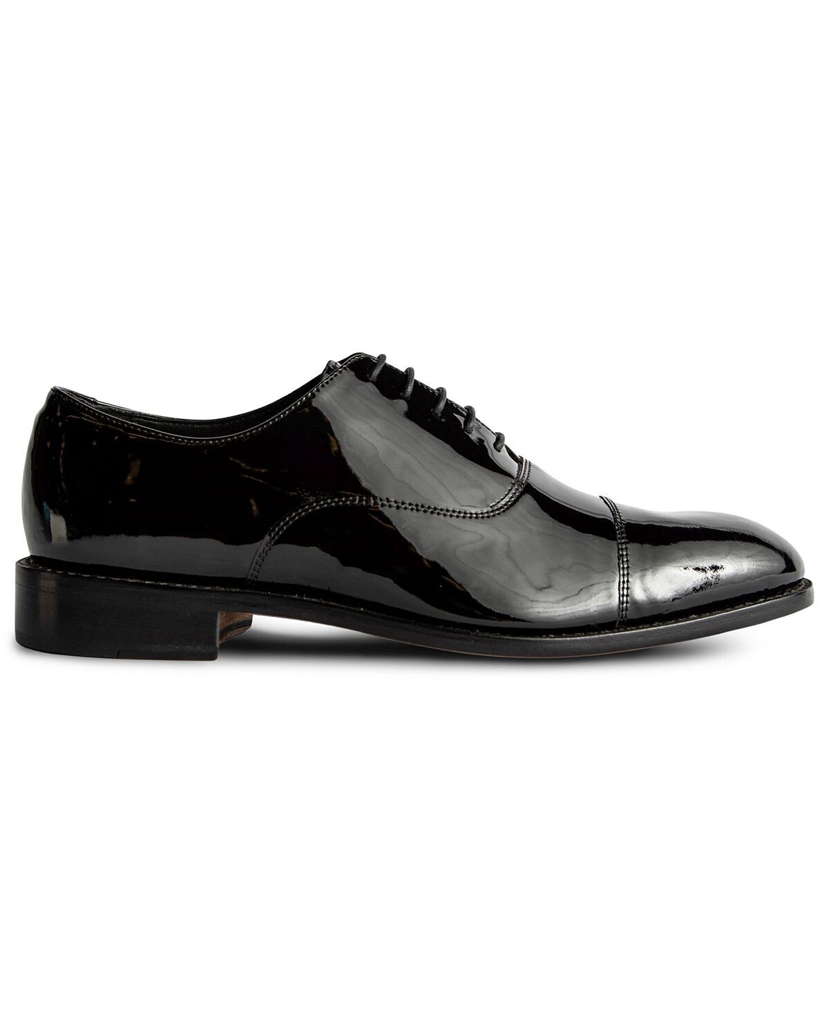 Мужские кожаные модельные туфли-оксфорды clinton tux cap-toe Anthony Veer, черный — фото 3