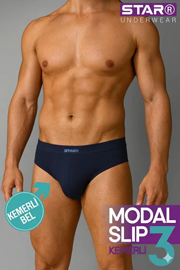 Детские трусы для девочек 3-предметный набор Star 109 E Bulurum, Navy Blue