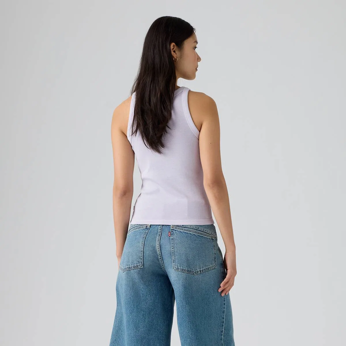 Базовая майка-борцовка Levi's, Garment Dye Lavender Blue - Purple — фото 4