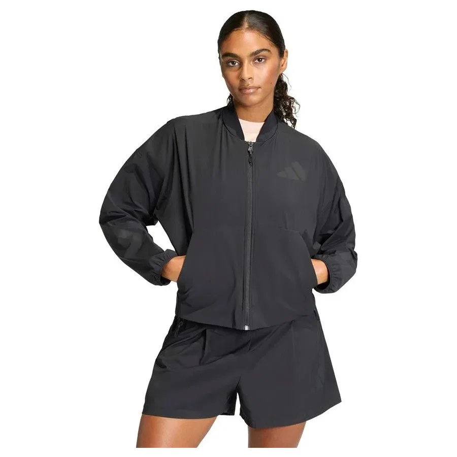 Женская куртка с капюшоном W Z.N.E. WV BOM adidas, Черный