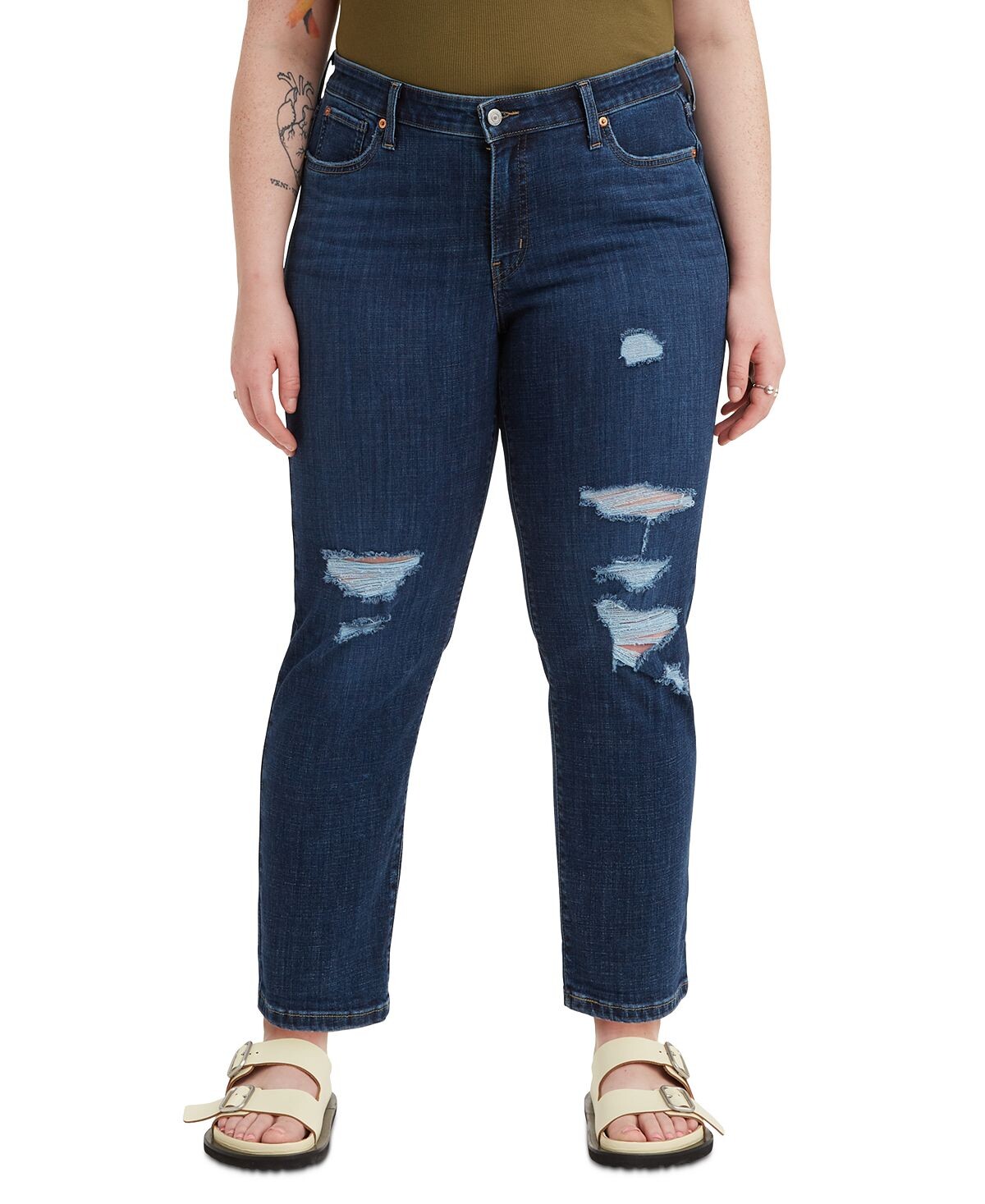

Модные джинсы-бойфренды больших размеров Levi's, мульти