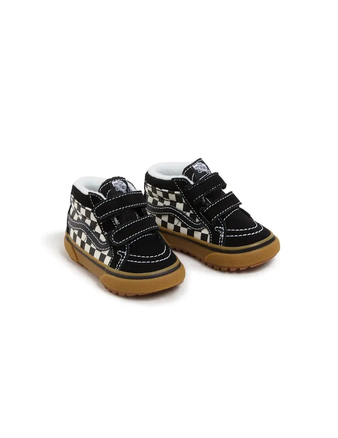 Детские кроссовки из замши с липучкой Vans MTE Sk8-Mid Reissue, Schwarz — фото 3