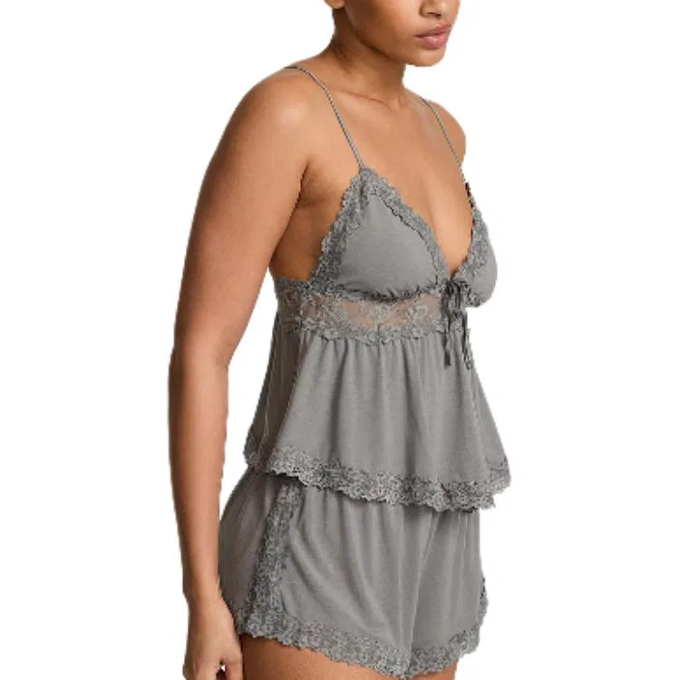 Женский комплект пижамы из дышащей ткани Victoria's Secret, Crystal Lilac — фото 4