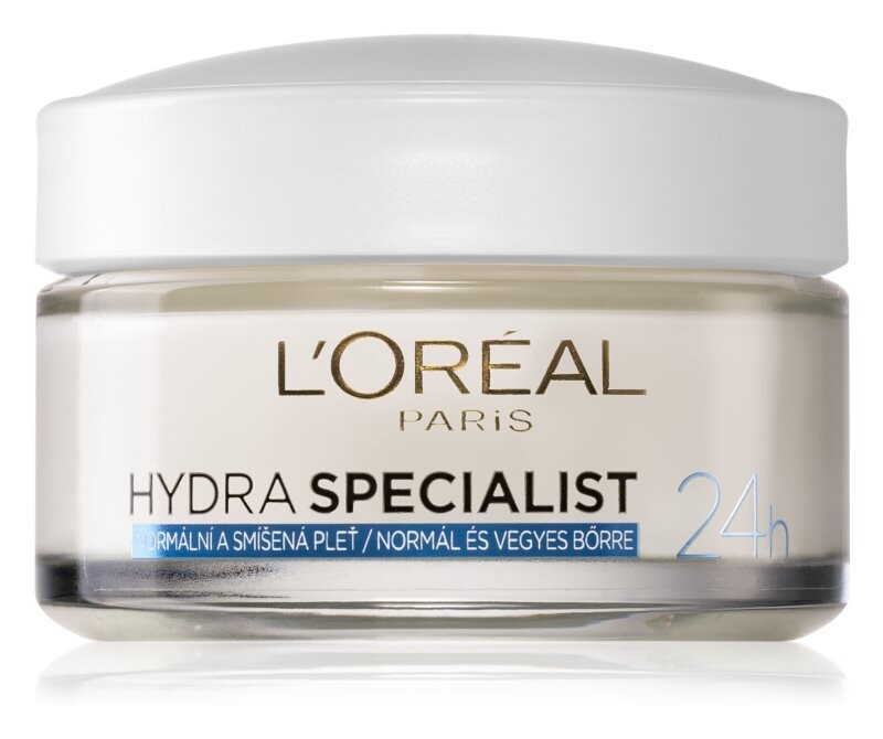 

Увлажняющий дневной крем для нормальной и комбинированной кожи L’Oréal Paris Hydra Specialist