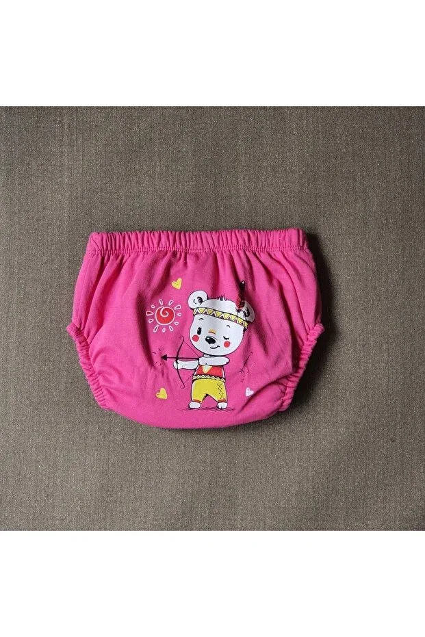 Детские трусы для мальчиков с принтом Number 3 printed training pants Bejamonti Chocolate Baby Kids, Pink - Light Pink - Yellow — фото 3